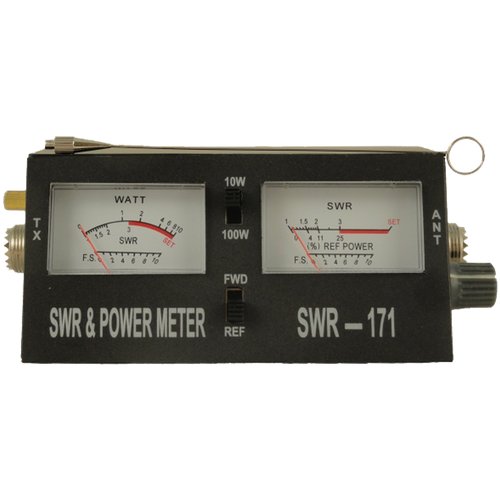 Комплект для настройки антенн, для рации 27 МГц (КСВ-метр Optim SWR-171 + кабель PL-PL 0.5 м)