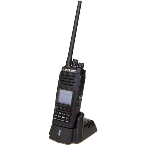 Рация аналогово-цифровая Comrade R12 UHF (400-470 МГц) DMR Tier II, IP-54, 10 Вт
