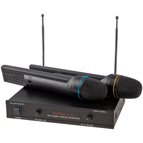 AudioVoice AUDIOVOICE WL-21VM с 2 вокальными микрофонами